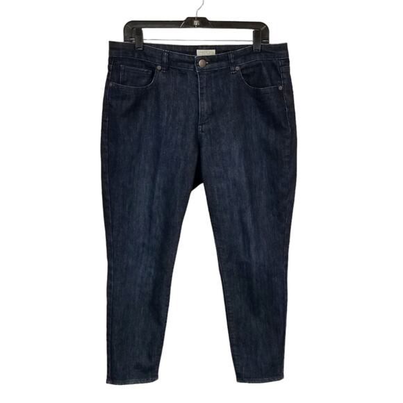 Coldwater Creek Women's Dark Wash Ankle Jeans Size 14 - Picture 1 of 7